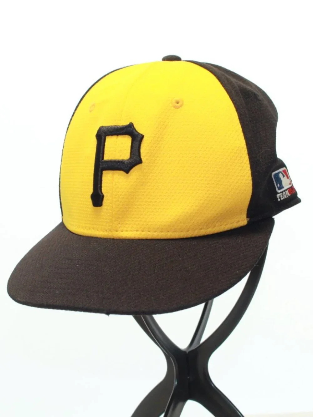 Pittsburg Pirates Yellow/Black OC Sports Team MLB Hook and Loop Adjustable Hat